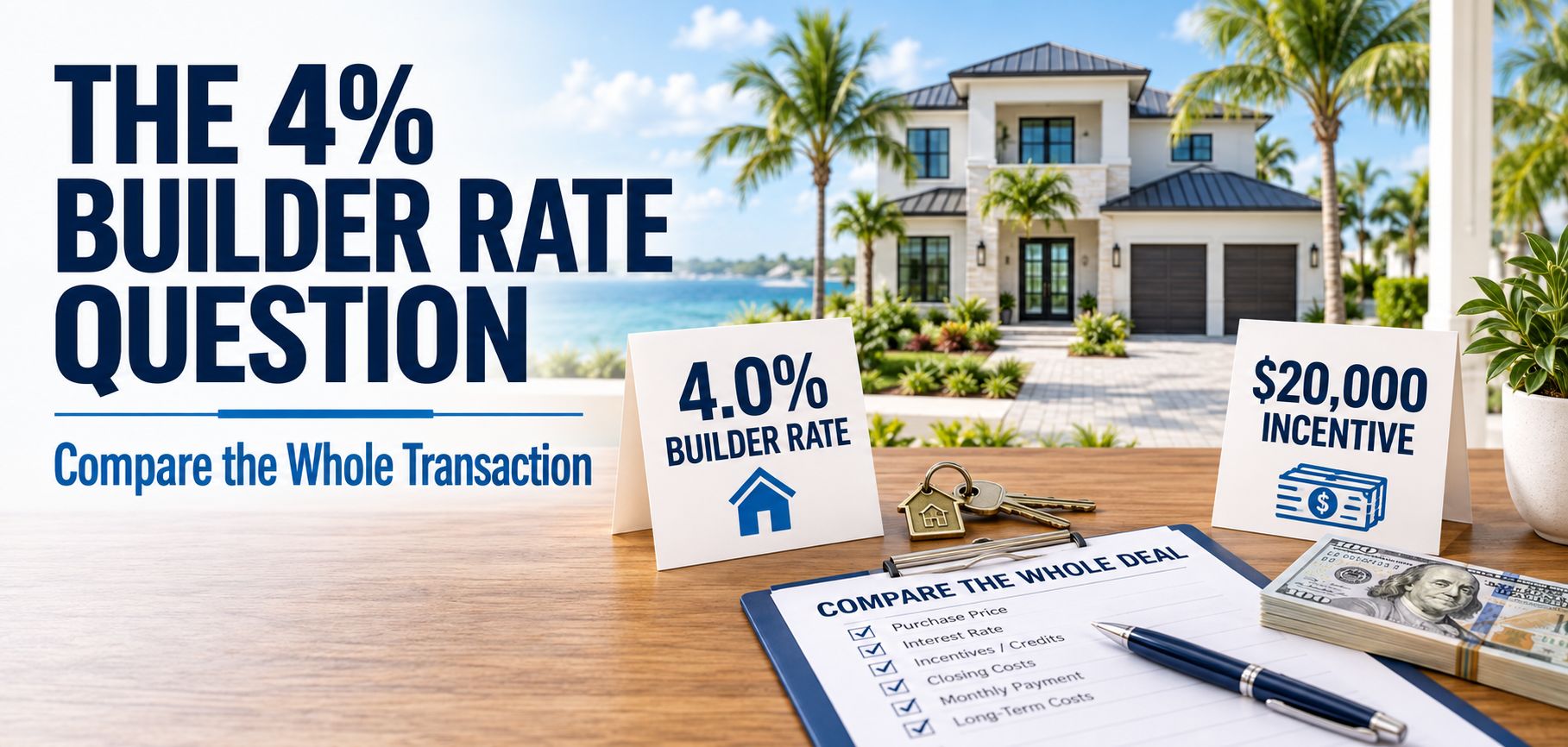 That 4% Builder Mortgage Rate Looks Great. But What Is It Really Costing You?